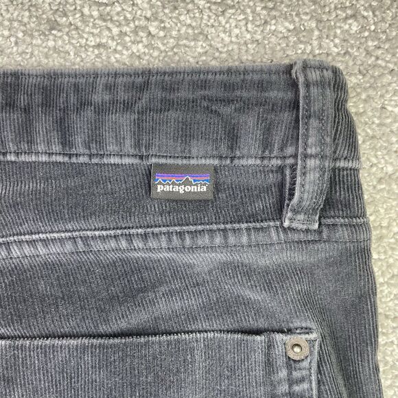 Patagonia Pants Women’s 30 Gray Skinny Fitted Corduroy Low Rise Outdoor - Picture 5 of 14